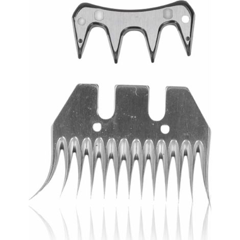 EJ.Life Lames de Cisailles pour Moutons, Lames de Rechange pour Tondeuses à Laine pour Chèvres en Acier Inoxydable, pour Chèvres, Moutons, Bovins(13-tooth curved blade) (1/5)