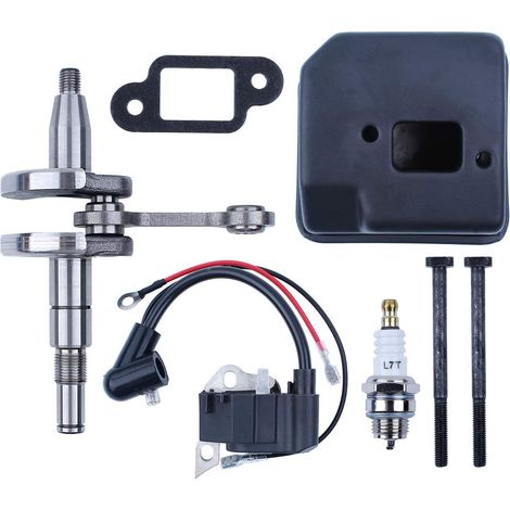 Vilebrequin (8 mm) Goupille Muffler Module d'allumage pour tronçonneuse Stihl MS170 MS180 017 018 1132 030 0401 (1/5)