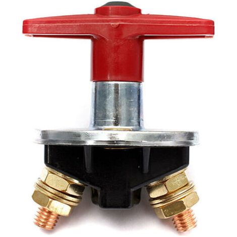 Interruttore di isolamento batteria a chiave fissa da 200 Amp, 12V/24V, per impieghi gravosi.