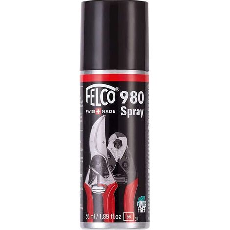 Spray lubrifiant Felco 980 pour entretien de l'outillage