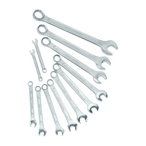 Juego de llaves mixtas Brüder Mannesmann M 130-08 cromo 8 a 19 mm