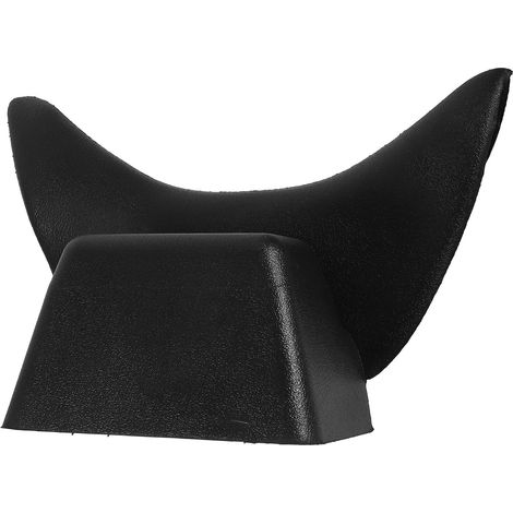 Coussin cervical noir résistant à l'âge , idéal pour les salons de coiffure et instituts beauté . ré