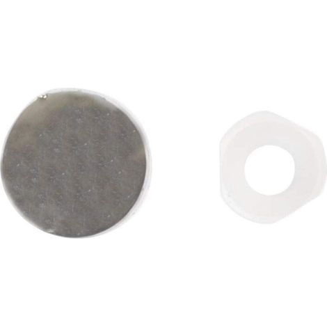 Domed Cover Cap Chrome Coloured No. 6-8 Bag 25 FORPDT5M (1/3)