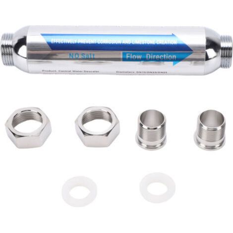 Whole House Descaler, 3/4 in. NPT Female Thread, Stainless Steel Center Scale Inhibitor, Water Softener for Home (1/5)