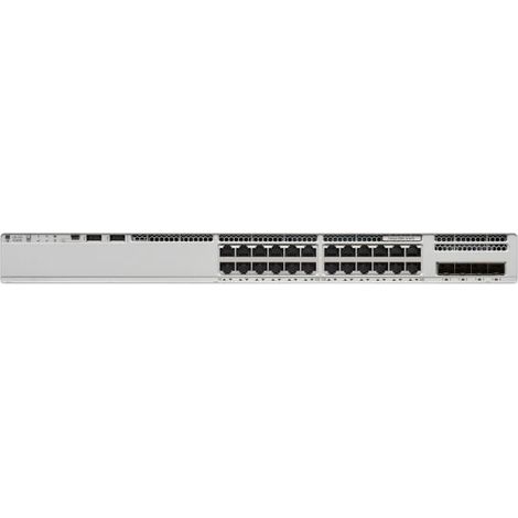 Switch Cisco Catalyst 9200 a 24 porte PoE+ con abbonamento Network Essentials, modello C9200-24P-e, con velocit� di 1 Gbps (1/3)