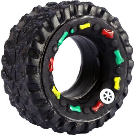 Roues Pneumatiques Cani-VTT 3 Pouces – Gomme Résistante et Souple pour Chien, Lot de 4 Roues avec Jantes Métalliques
