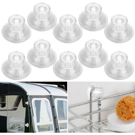 Lot de 10 Ventouses pour Camping-Car et Auvent - Ventouse Fixe (1/5)