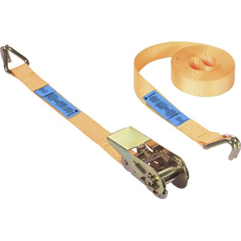 TOOLCRAFT TO-10283847 Zugkraft LC Niederzurren (einzeln/direkt)=1000 daN (L x B) 5 m x 25 mm Ratsche (1/3)