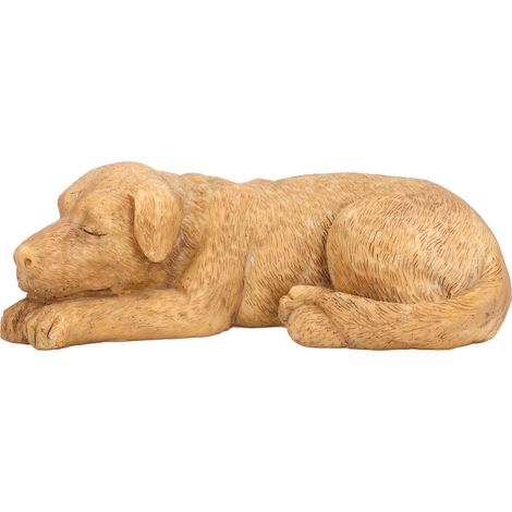 Stèle Commémorative pour Chien Chat en Résine Imitation Pierre - Décoration Jardin Pelouse Extérieur - Modèle C Sable