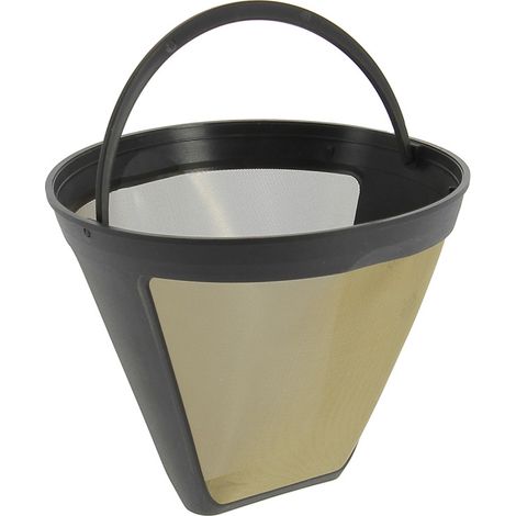 Filtre à café permanent or T4 10-15 tasses pour Cafetière 14120/1 pour Cafetière - Expresso broyeur