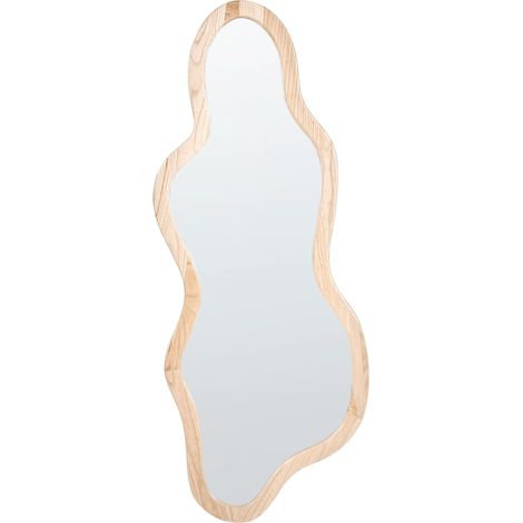 Wandspiegel MONTVALEN 59 cm 150 cm Paulownia-Holz Hellbraun (1/5)