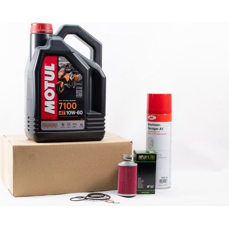 Kit Entretien Vidange Standard pour MV AGUSTA F4 1000 de 2012 à 2019 - MOTUL 7100 10W60 4L