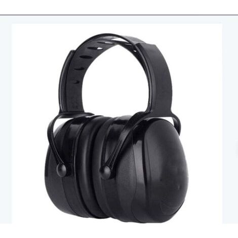 Casque Anti Bruit Adulte Réglable Confortable, avec Une Atténuation de, pour Milieu Bruyant ou Stressant-Noir (1/3)