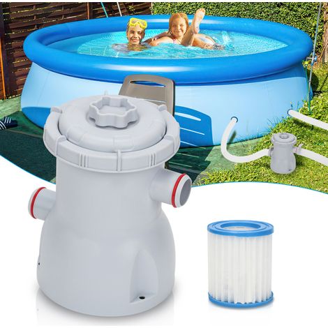 SWANEW Pompa filtro a cartuccia Depuratore piscina fuori terra 1136 lt/ora (1/5)