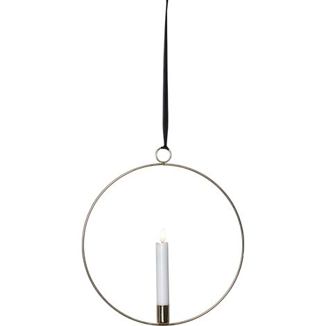 LED Lichterkranz -Flamme Ring', gold, 30cm (1/5)