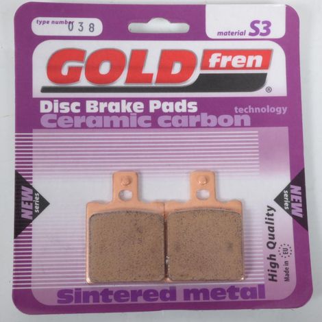Bremsbelag gold fren für Motorrad aprilia 250 rs 1995 bis 2002 (1/3)