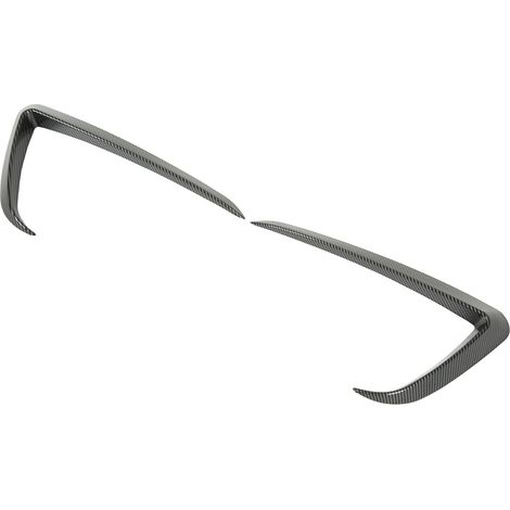 2 Lames de Pare-Choc Avant en Fibre de Carbone Style, Remplacement pour Tesla Model Y 2020-2022 (1/5)