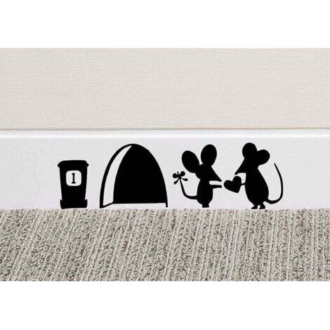 Mouse Pattern Vinyl Wall Sticker (1/5)