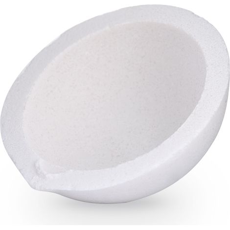 Creuset en quartz pour fusion de métaux précieux or, argent, platine - 1 unité (1/4)