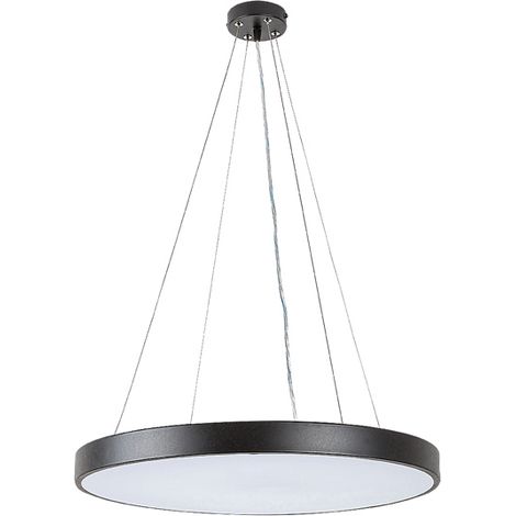 Plafoniera LED 60W dimmer telecomando Tesia Rabalux nera (1/5)