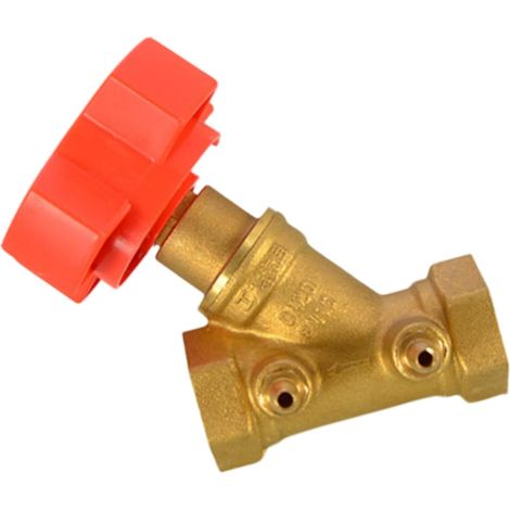 Vannes de régulation de débit de radiateur en laiton pour systèmes de chauffage professionnels pour une distribution efficace de la chaleur, systèmes de chauffage pour différentes tailles de tuyaux (1/5)