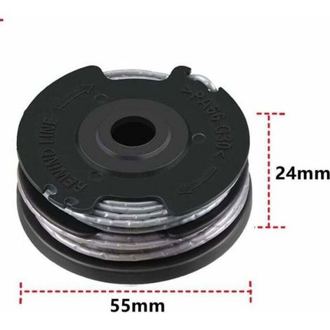 Recharge Fil Pour Coupe-Bordure - 6 M - Diamètre 1 65 Mm - Compatible Modèles Bosch ART24 ART27 ART30 ART30-36 ART24+ ART27+ ART30+ À Partir De 2016 (1/5)
