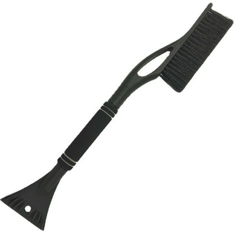 2 en 1 Grattoir à Glace et Brosse à Neige, Grattoir à Glace pour Voiture avec Brosse,balayette Neige Voiture Grattoir Voiture avec Balais à Neige pour Auto Grattoir Pare Brise (Noir) (1/4)