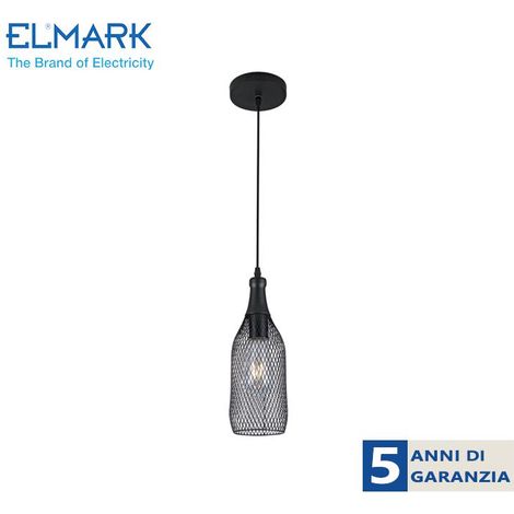 KEN PENDANT 1XE27 MATT BLACK