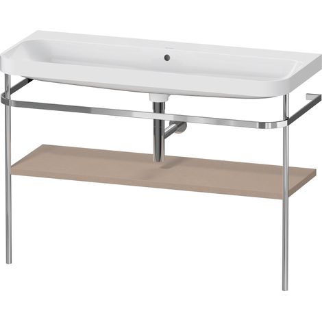 Duravit Happy D.2 Plus c-shaped Set avec console métallique,