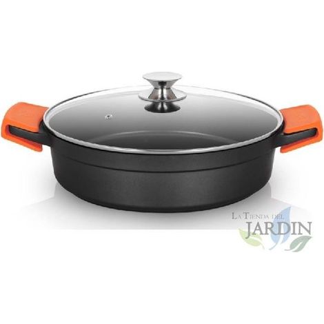 Cocotte basse en fonte d'aluminium Orbegozo induction complète Ø 32cm