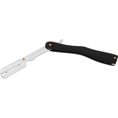 Rasoir droit professionnel pour coiffeur - Manche léger pour salon de barbier - Idéal pour coupe précise homme - Lame vendue séparément (1/5)