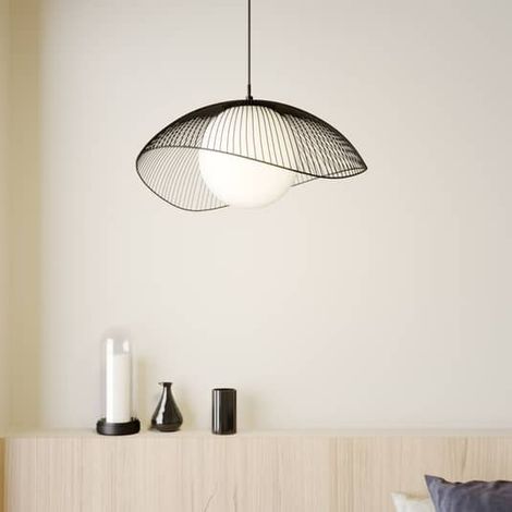 [NEUWERTIG] Lindby Fabronia Hängeleuchte Gitter Leuchte Lampe Deckenlampe Ip20 Glaskugel609 B-Ware