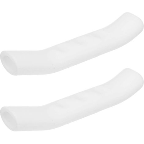 Housses de freins à main en silicone pour guidon de vélo, 2 paires, blanches. (1/5)