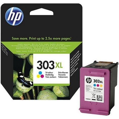 Cartucho de Tinta Original HP nº303 XL Alta Capacidad/ Tricolor (1/5)