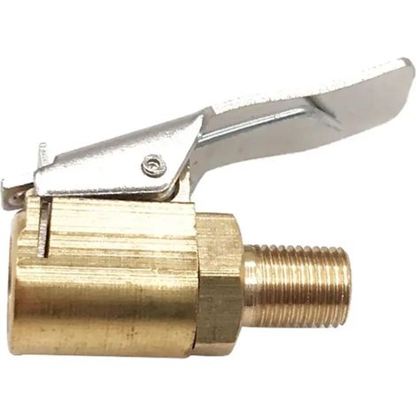 Pince de serrage robuste pour mandrin de pompe à air, modèle modifié, couleur or clair, pour gonfleur de pneus de camion, connecteur de valve, outil de réparation de pneus-AquaForge