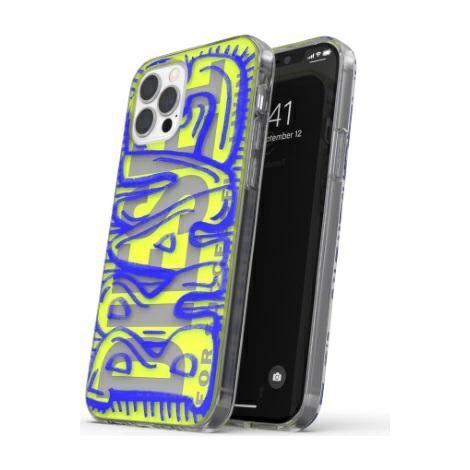 Custodia per iPhone 12 Pro Max Diesel trasparente blu-verde lime (1/5)