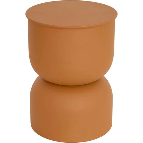 Table d'Appoint Design "Palomba" 31cm Ocre (1/3)