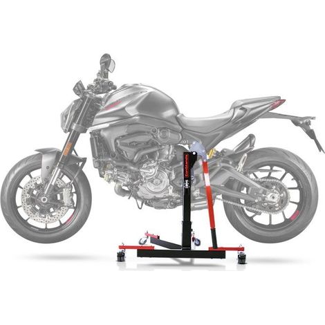 Béquille centrale d'atelier - CONSTANDS - Power-Evo - Ducati Monster 937 (21-25) - 300 kg - rouge