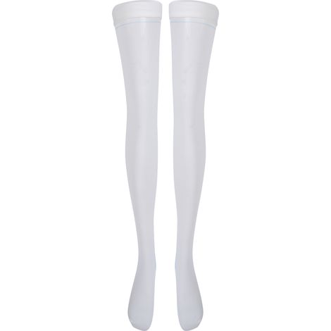 Bas de contention cuisse longue anti-varices, soulage fatigue et gonflement des jambes, taille unique XL. (1/5)