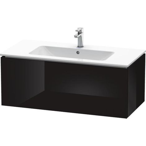 Meuble-lavabo L-CUBE 1020x481mm 1 tiroir coulissant we hgl ES NB centre