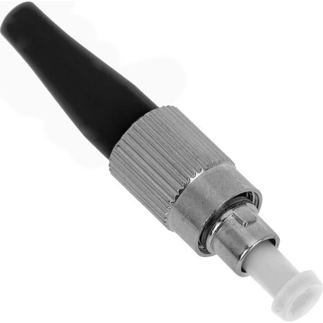1 connecteur fibre optique FC/PC, multimode, diamètre câble 3,0 mm, noir (1/5)