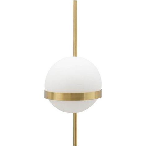 Lampada da parete in metallo e vetro Glamy Circle (1/5)