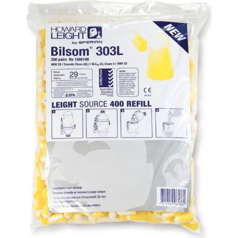 Dispensadores y Bolsas Bolsa Bilsom (200 pares)