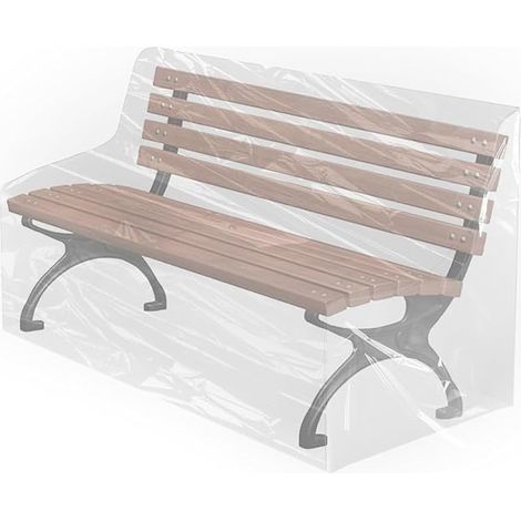 Garden Bench Cover, 63 x 80 x 75 cm, Transparent, Rain Protection, Weather Resistant (1/5)