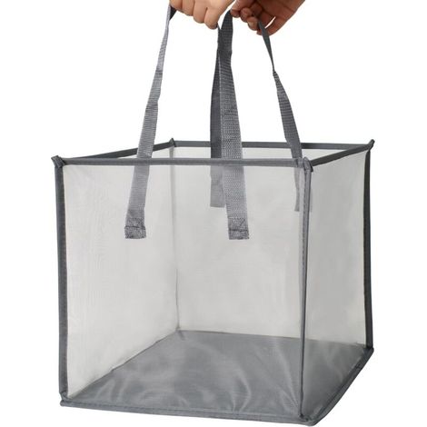 Lntyq Boîte à Linge Pliable, Storage Laundry Hamper avec Grande Capacité, Laundry Basket Storage Bin Lavage Réutilisation, Panier à Linge Pliable avec Poignée Résistante, pour Chambre, Salle de Bains(