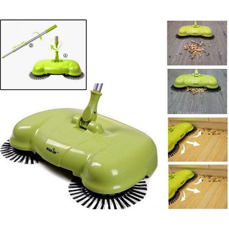 TRADE SHOP - Scopa Rotante Easy Aspirapolvere Pavimenti Con Setole Rotanti Senza Sacchetto - (1/5)