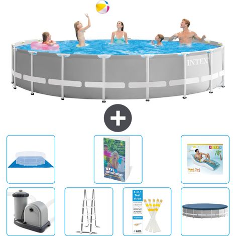 Intex Piscine Prism Frame Ronde - 549x122 cm - 8-pièces  S670
