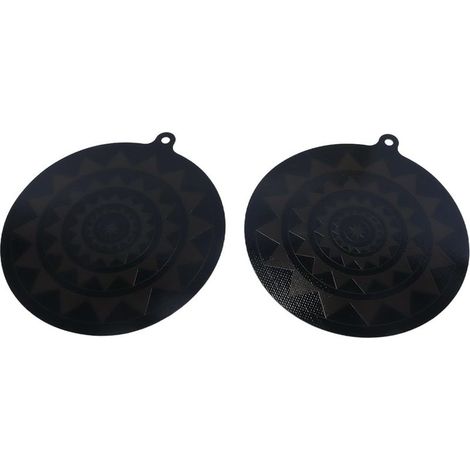 Lot De 2 Tapis De Protection Pour Plaque De Cuisson À Induction, 24 Cm, Thermochromique, En Fibre De Verre, Antidérapants, Réutilisables, Pour Cuisinière À Induction (1/5)