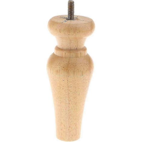 Pieds de meubles en bois massif 2025 pour canapé, banc, fauteuil ou lit, taille 5, couleur bois naturel (1/5)