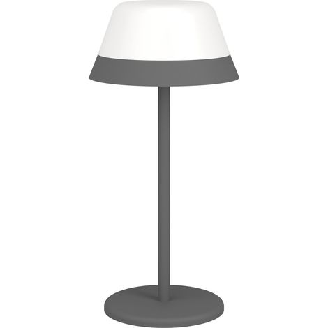 EGLO - MEGGIANO TABLE LAMP - GRAY/WHITE